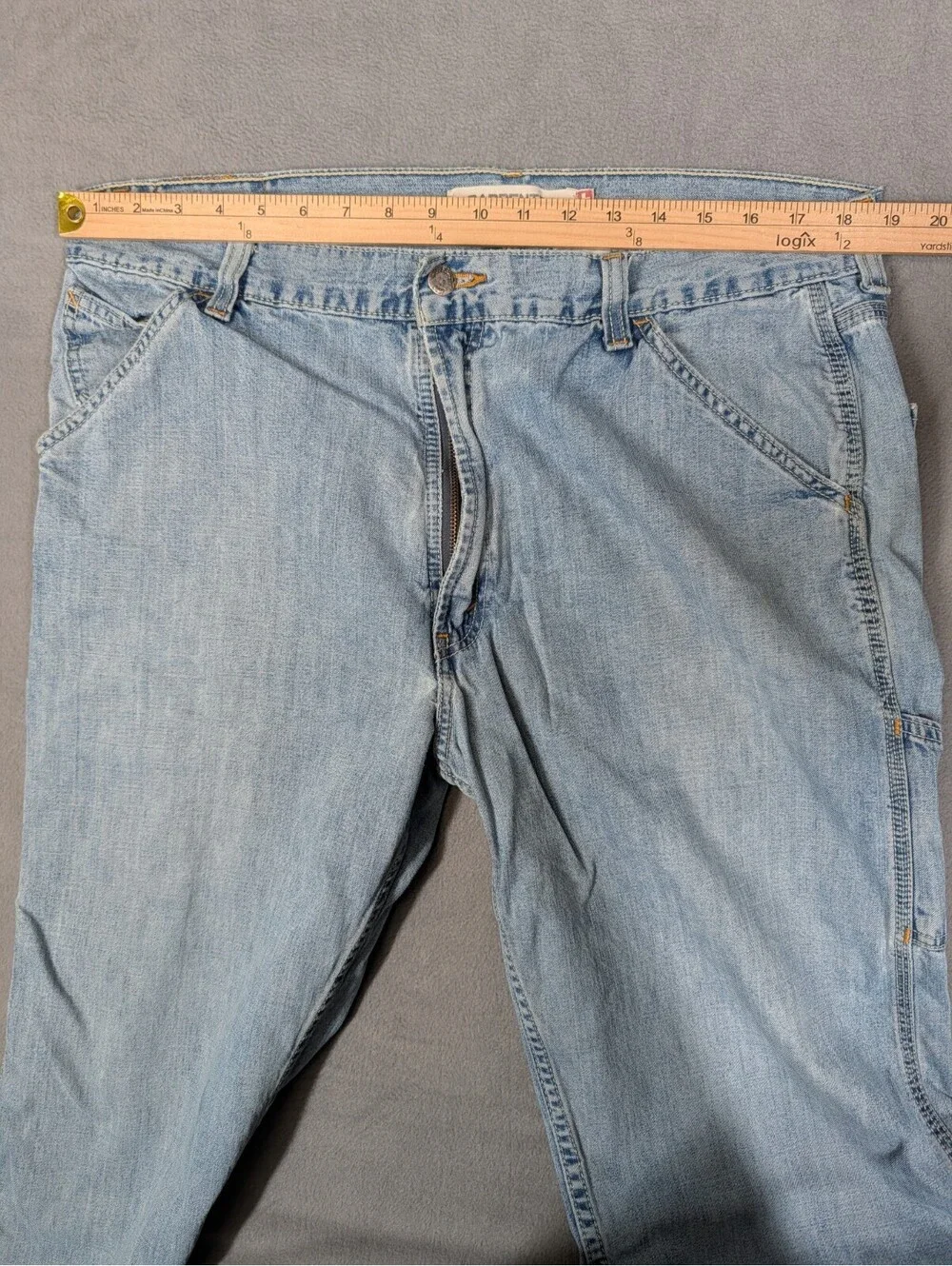 Levis Mens 36x30 Blue Vintage Y2K Carpenter Jeans Loose Straight Baggy Work Wear